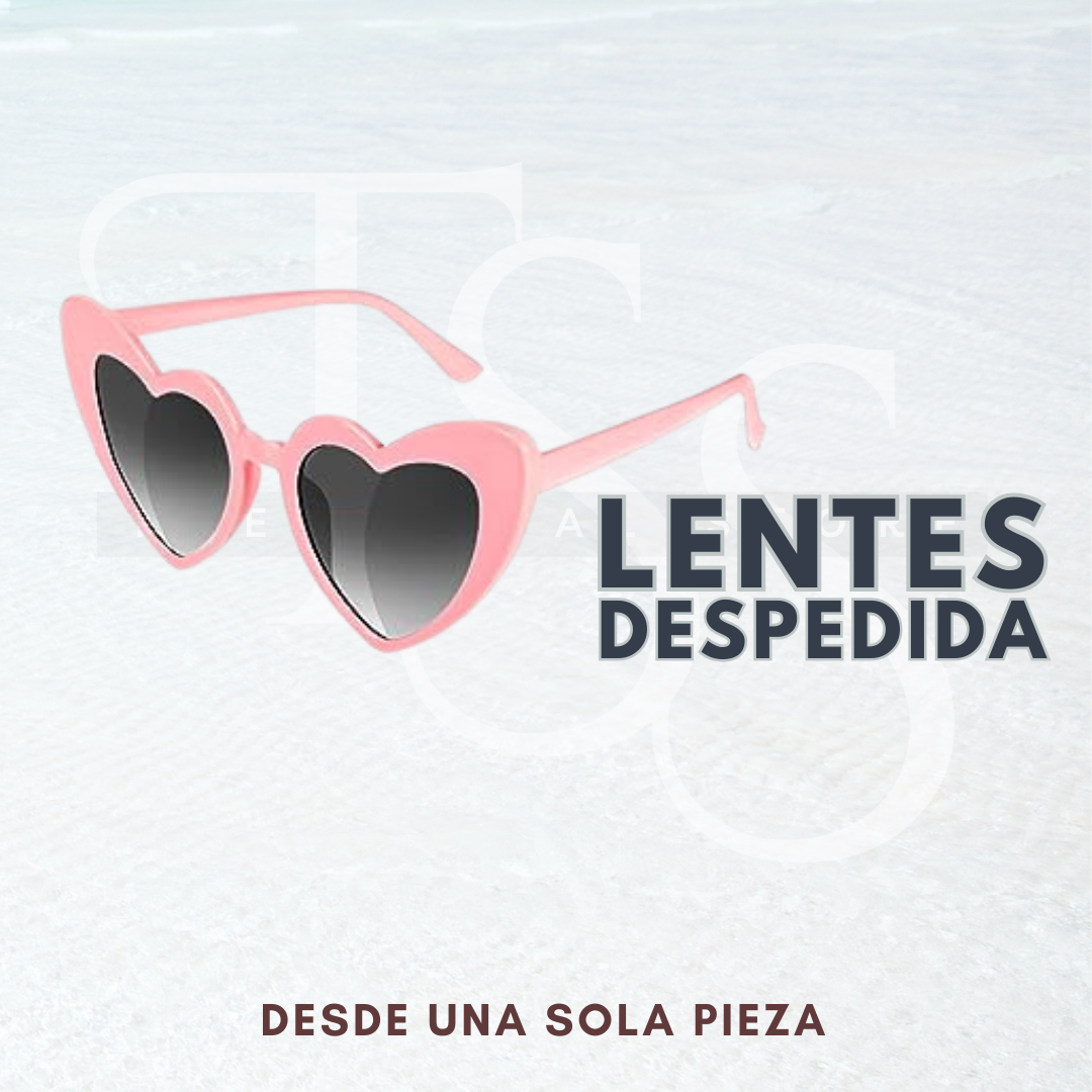 Lentes de sol corazón